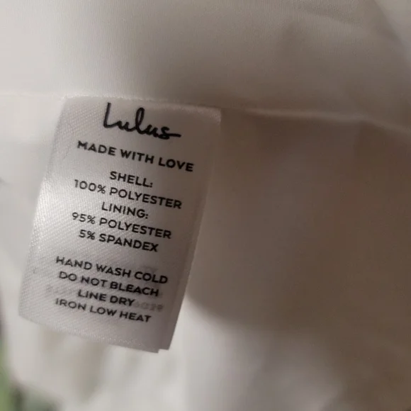 Lulus Touch of Elegance White Floral Burnout Halter Maxi Dress NWT Size XL 12/14 - Picture 7 of 14